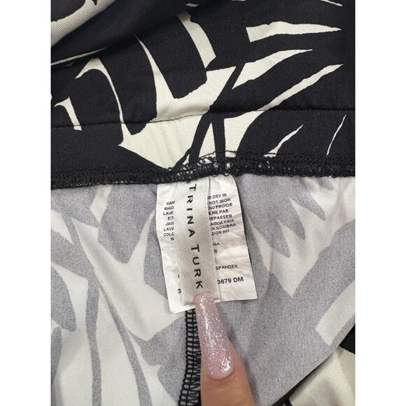 Trina Turk Lennox Wide Leg Swim Cover Pants SZ L - Picture 6 of 8